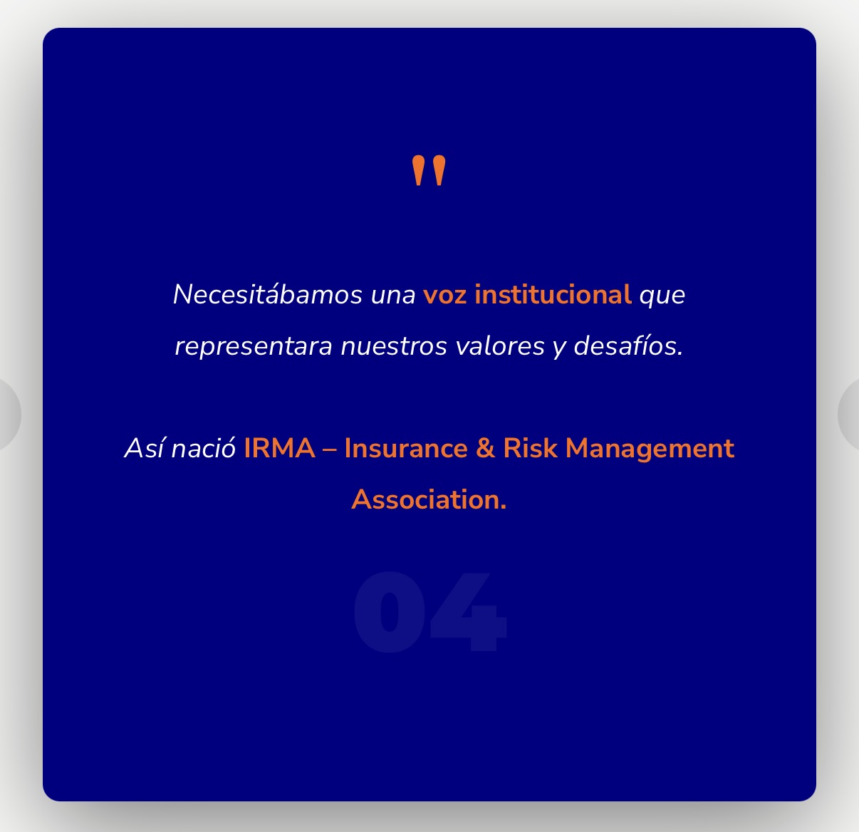 Así nació IRMA - Insurance and Risk Management Association